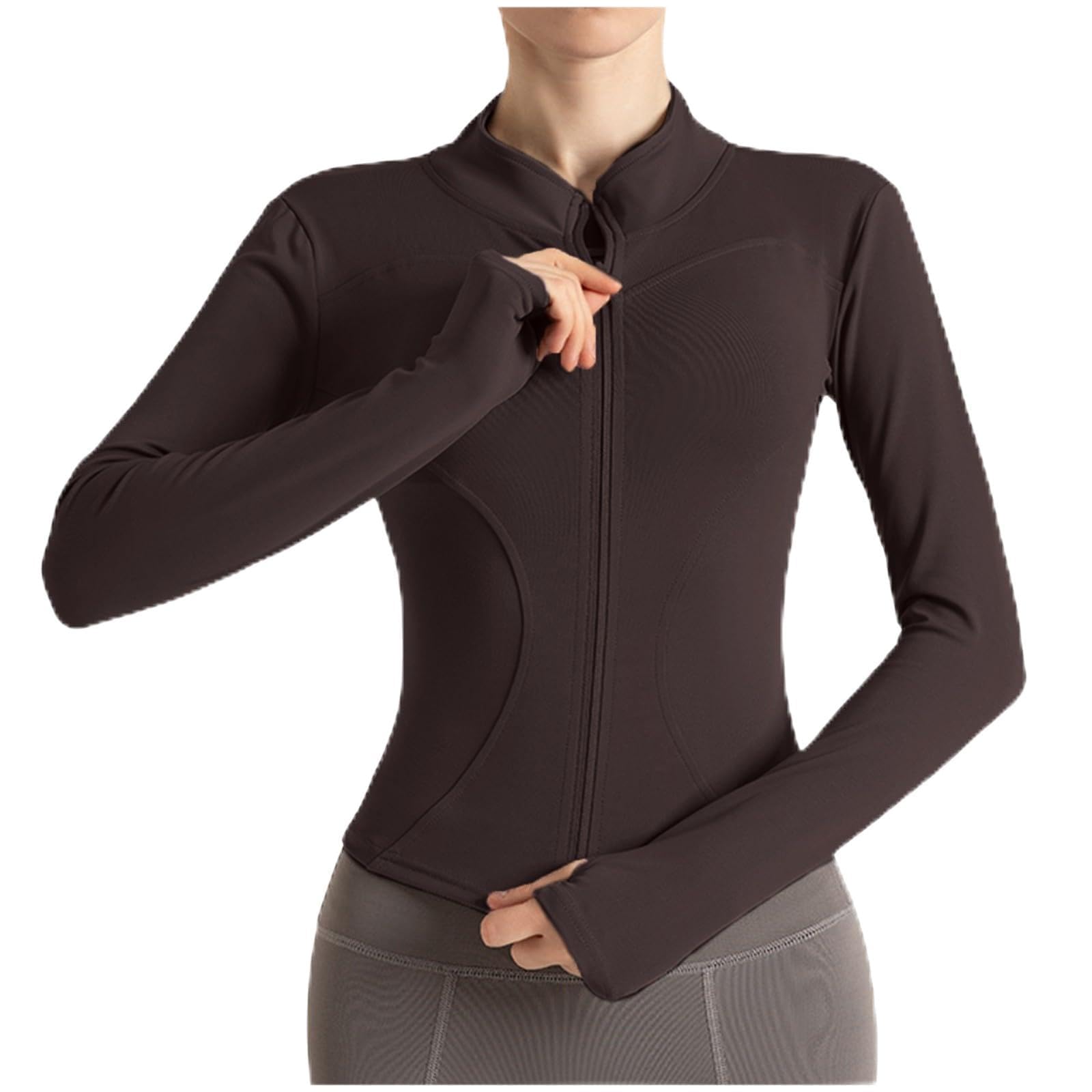 GYM RAINBOW Damen Sportjacke - Baumwolle, Slim Fit, Mit Integrierten Fäustlingen, Für Laufen & Workout
