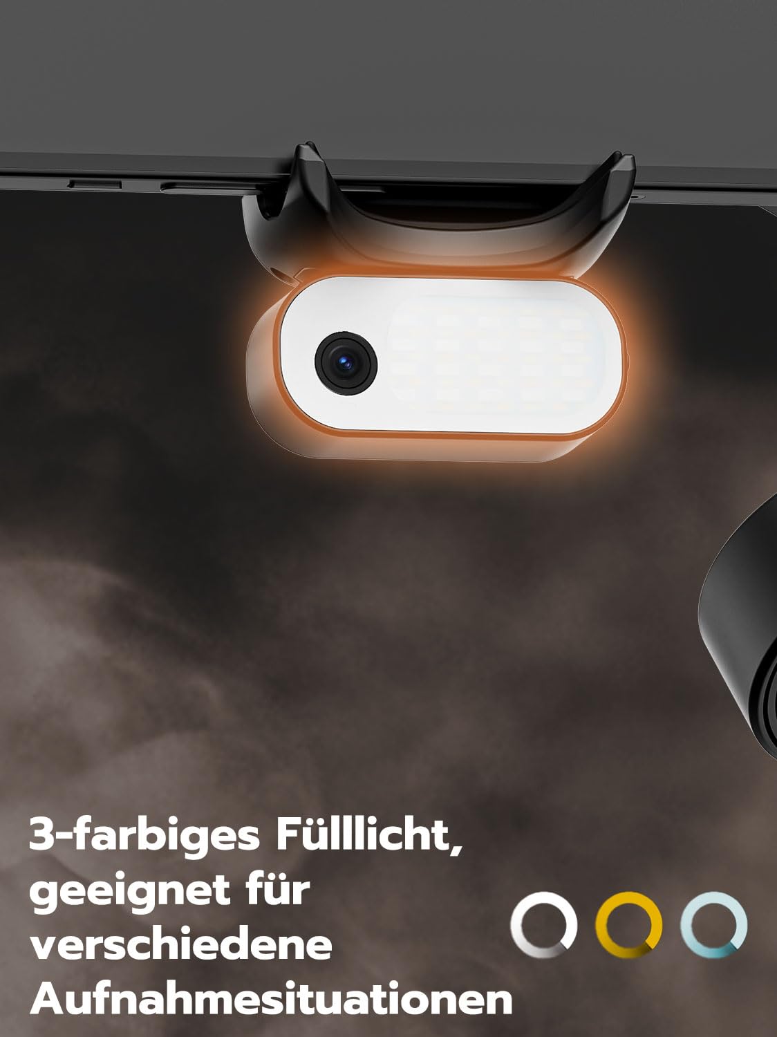 AOCHUAN Gimbal-Stabilisator für iPhone,KI-Tracking-Modul und Aufhelllicht, 3-Achsen-Anti-Shake mit magnetischer Fernbedienung, EIN-klick-Stativauslösung, integrierter Verlängerungsstange, Smart X3 AI
