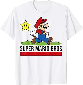 トップス 00s SUPER MARIO character T-shirts Amazon.com: Nintendo Super Mario Group Portrait Vintage T