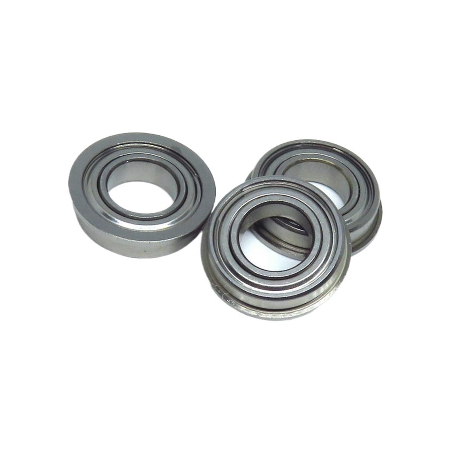 JNVFTCUX 10 Pieces SF6800 ZZ 10x19x5 mm Stainless Steel Flange Ball Bearings 6800 61800 F6800 F61800 Z Miniature