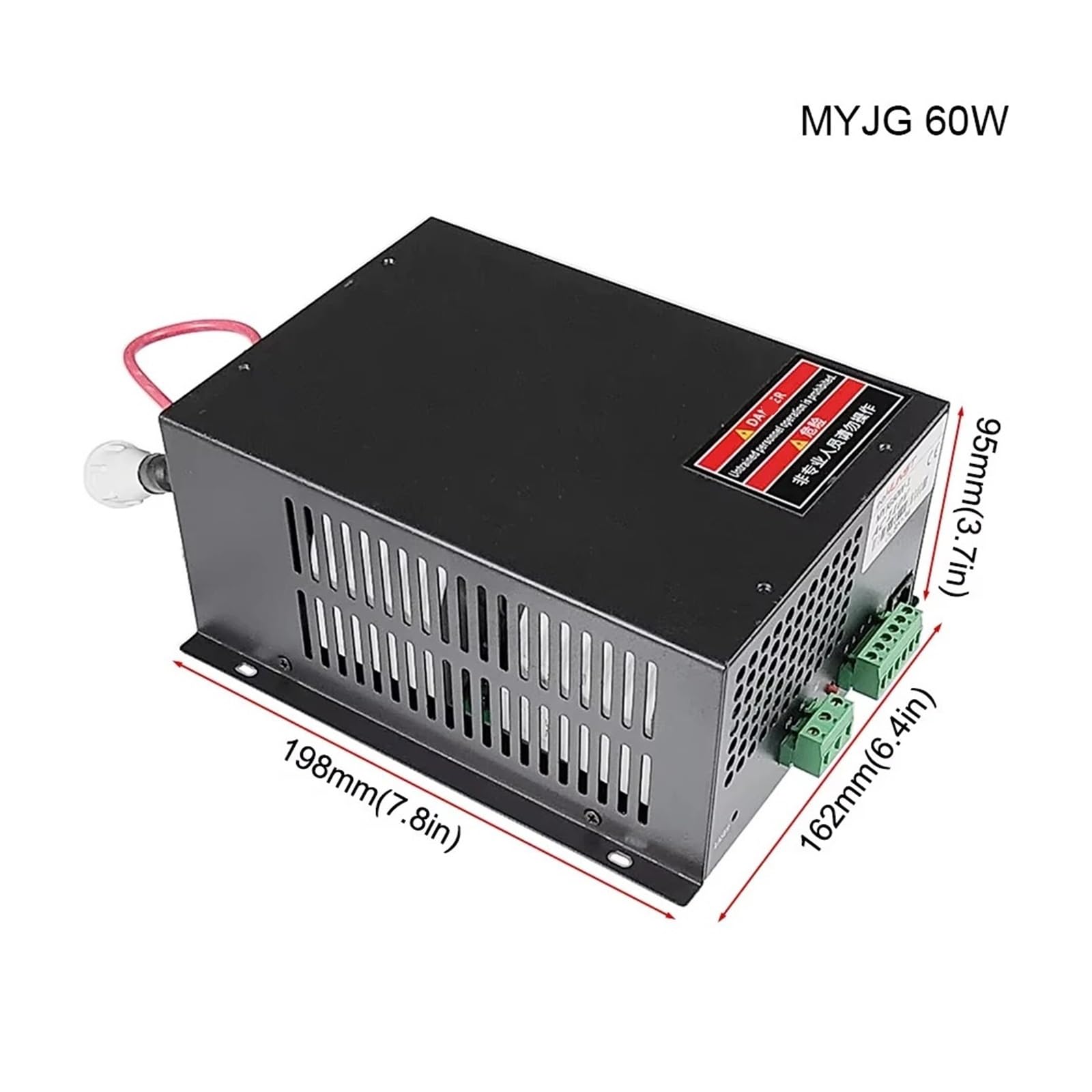 Zasilacz MYJG60W obsługuje napięcie 95 ~ 250 V