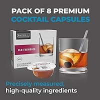 Vista 2 de Bartesian Old Fashioned Cocktail Mixer Capsules, Pack of 8 Cocktail Capsules, for Bartesian Premium Cocktail Maker (55424)