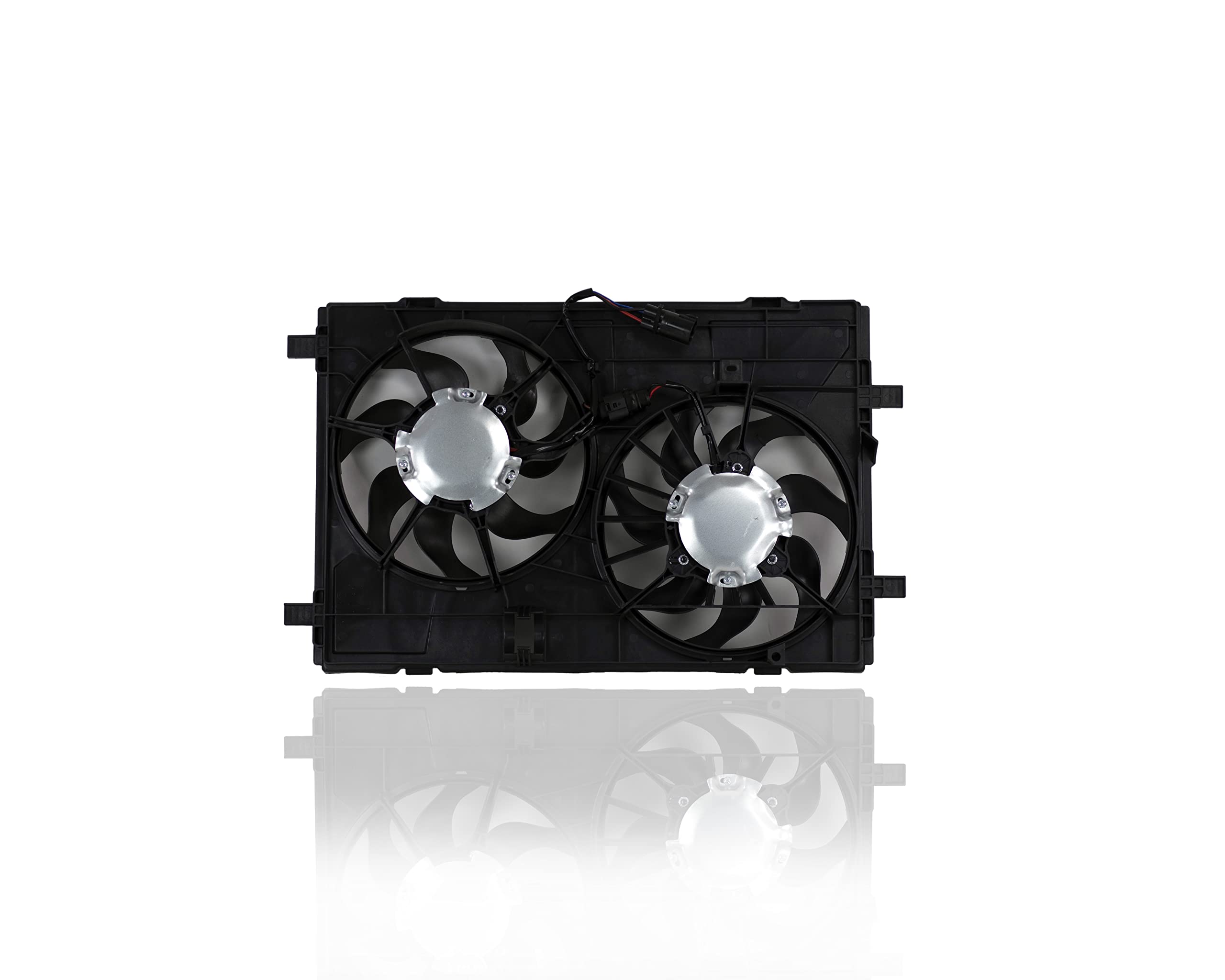 Dual Radiator and Condenser Fan Assembly - Pacific Best Inc For/Fit FO3115179 07-09 Lincoln MKZ