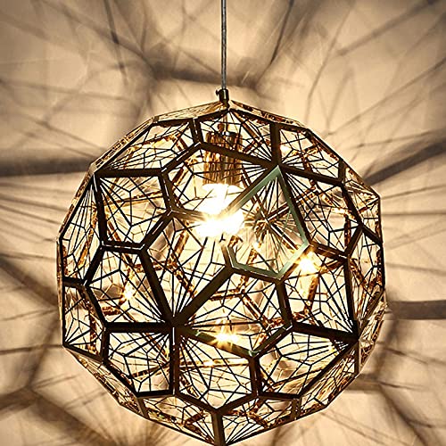Suspension post-moderne E27 en acier inoxydable pour lustre de salon moderne - 2