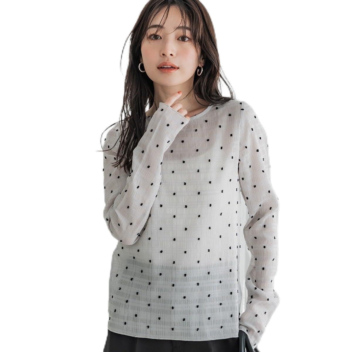 [コカ] シースルードットトップス