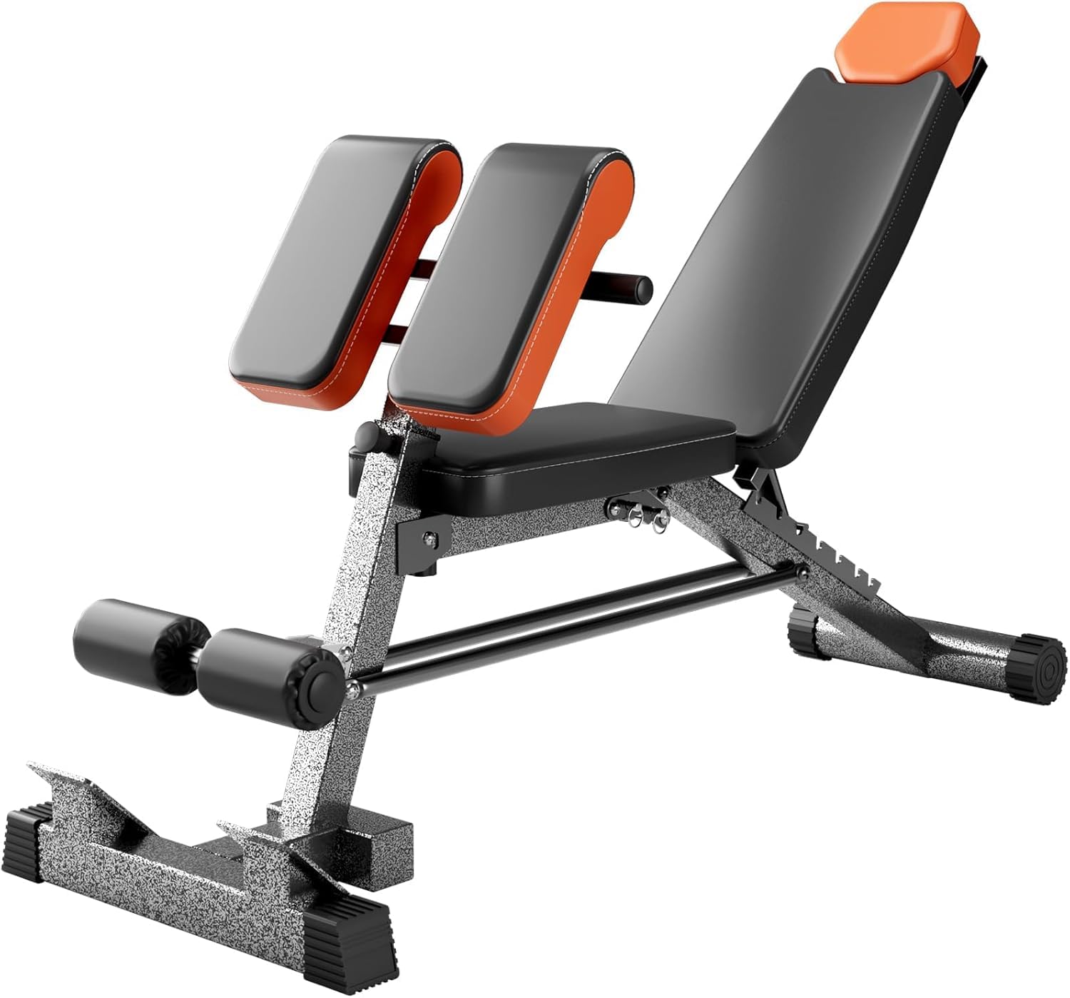 Heavy - Duty Hyperextension Roman Chair：5 - Level Adjustable Incline, Rücken, 330lbs Kapazität Home Gym Equipment