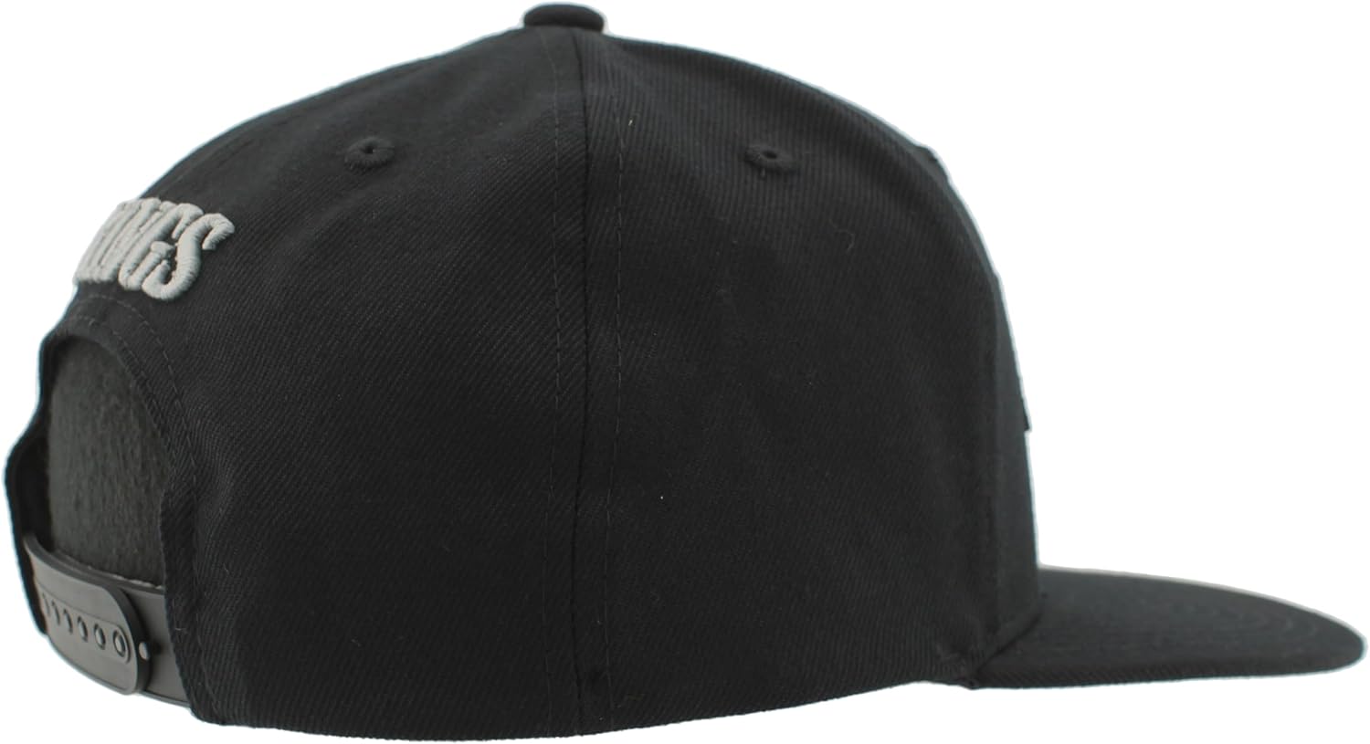 ZHATS NHL Unisex-Adult NHL Officially Licensed Adjustable Snapback Hat Flat Bill Z11 Black Element