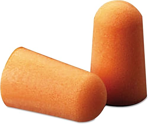3M Tapones para los oídos de un solo uso de espuma 1100, inalámbricos, 29NRR, naranja, 200 pares