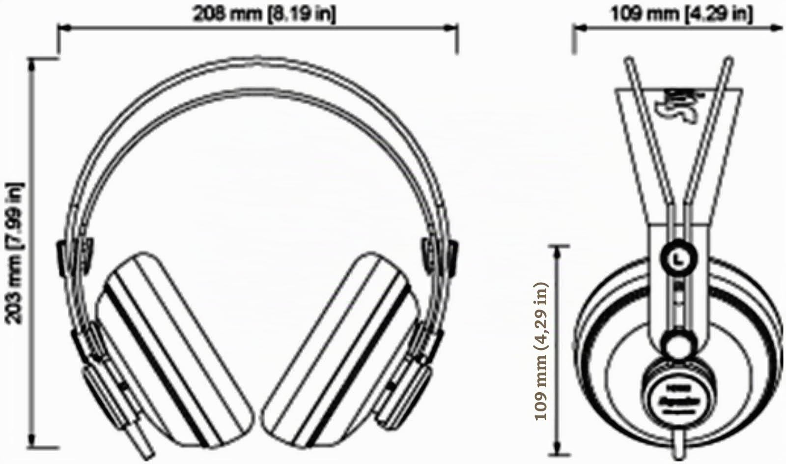 Superlux HD-662 Casque fermé Retour Studio.