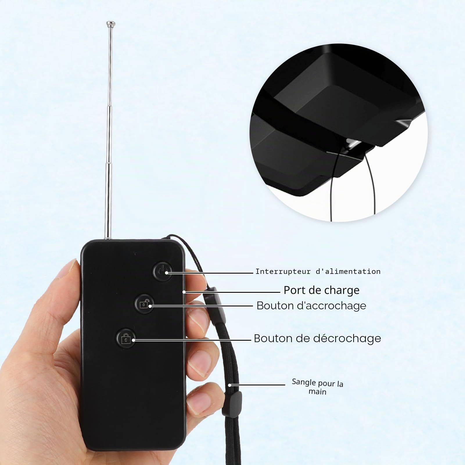 Drone système Airdrop Système de transport payant pour Mini 4 Pro pour 2 3 Air 3 Accessoires pour appât de pêche Mariage Fête Drone Besoins de sauvetage et appareil de