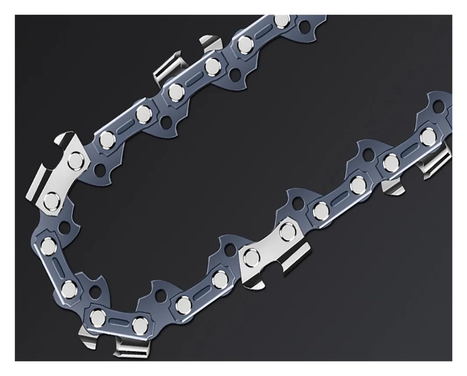 Hoja de sierra de cadena de 14 pulgadas, barra guía de cadena de 3/8" LP, 0,050", sierra eléctrica, 50 eslabones de transmisión, sierra de carga for cortar madera(10pcs 14-inch Chain)