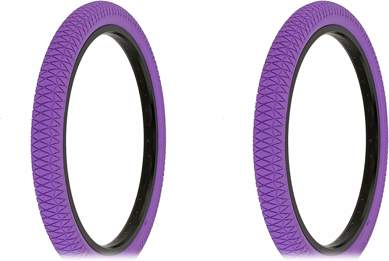 Lowrider Two Bike Tire 20 x 1.95 Purple/Purple Side Wall HF-884.Bicycle tire