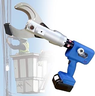 Battery Powered Cable Cutting Tool, Cordless Electric Hydraulic Cable Cutter,for Copper Aluminum & Armored Wire Cutting Φ65mmB