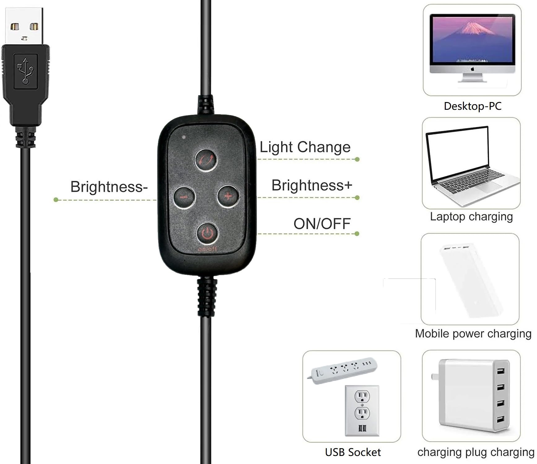 Supporto per telefono da parete con luce ad anello, 28 cm, luce per selfie con braccio a parete compatibile con Samsung e iPhone 16 15 14 13 12 11 Xr Xs X pro max