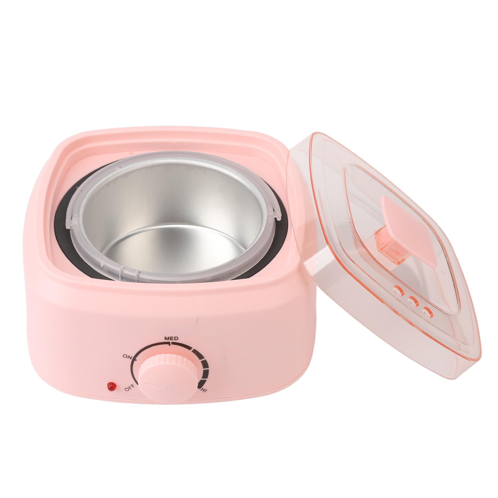 Calentador de Cera Eléctrico Profesional, Calentador de Cera Portátil Pequeño Calentador de Cera Caliente Máquina de Fusión de Cera para Depilación 110-240V (Enchufe de la UE)