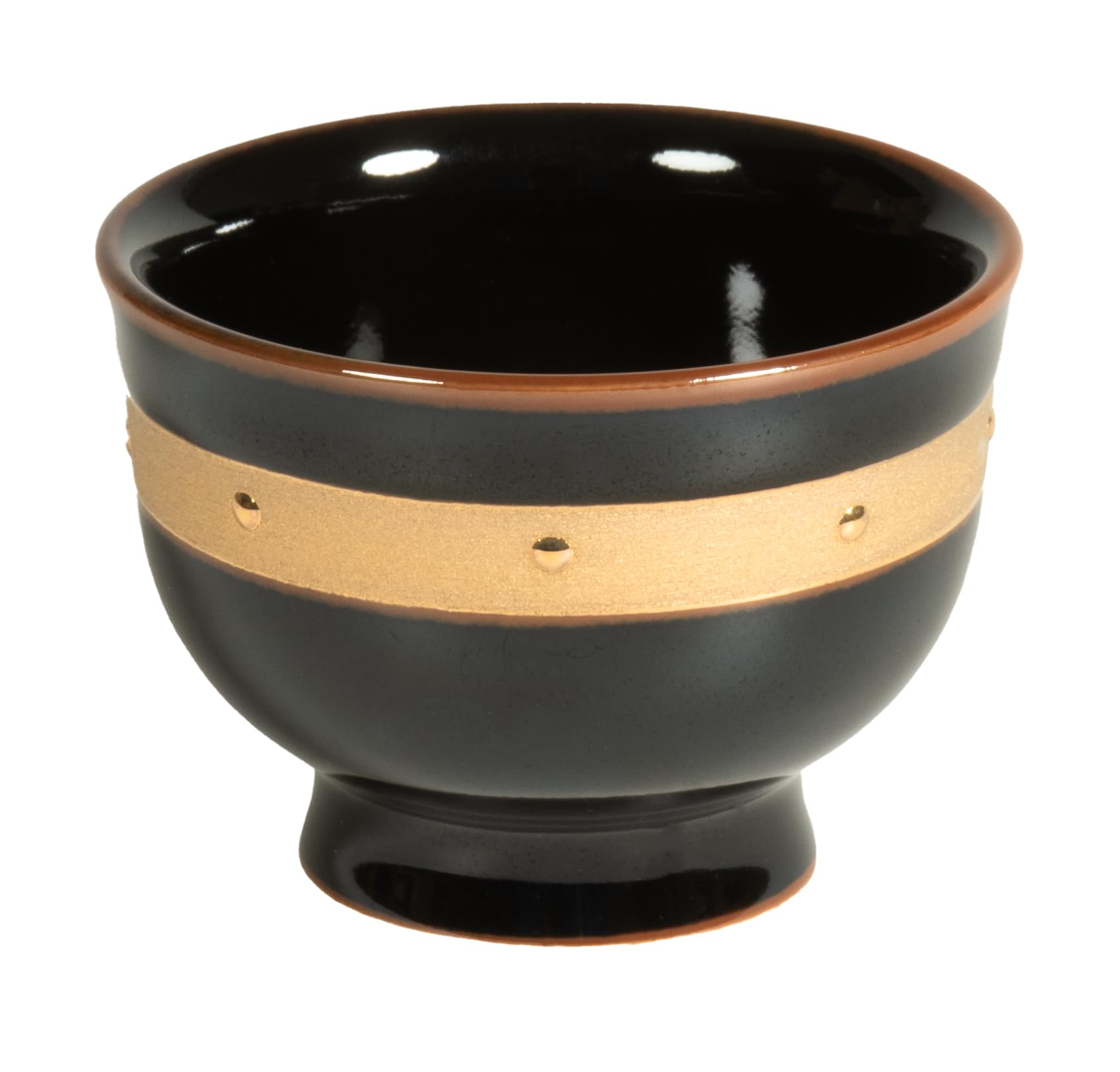 Sunmany Buddhist Altar, Tea Heater, Water Container, Single Item, Authentic Arita Ware, Made in Japan, Fashionable, Tea Cup, Water Bottle, Modern Buddhist Altar, Buddhist Altar, Black, Gold Line, : Ho