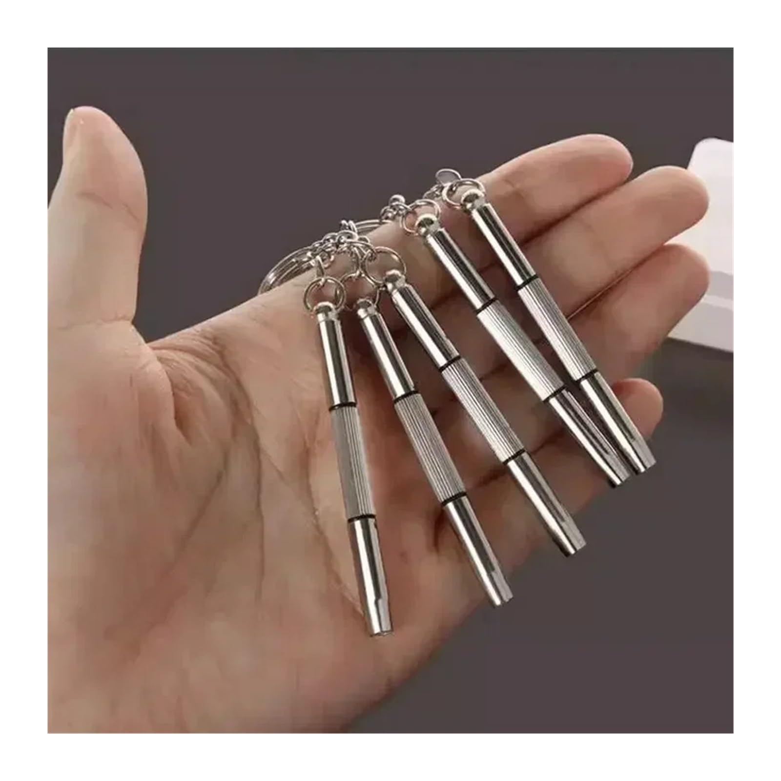 Śrubokręt do okularów, Zestaw śrubokrętów do naprawy okularów 3 w 1 z brelokiem zegarków Precision Tools Beżowy szt