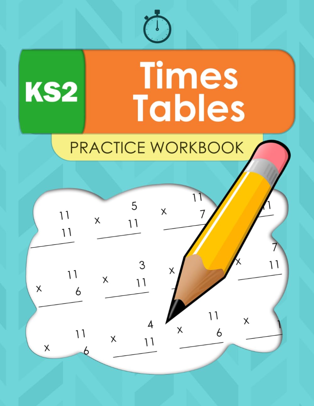 Times Tables Practice Workbook KS2: Multiplication Square Fill in Activity 1 to 12, Timed Math Facts Tests for Key Stage 2