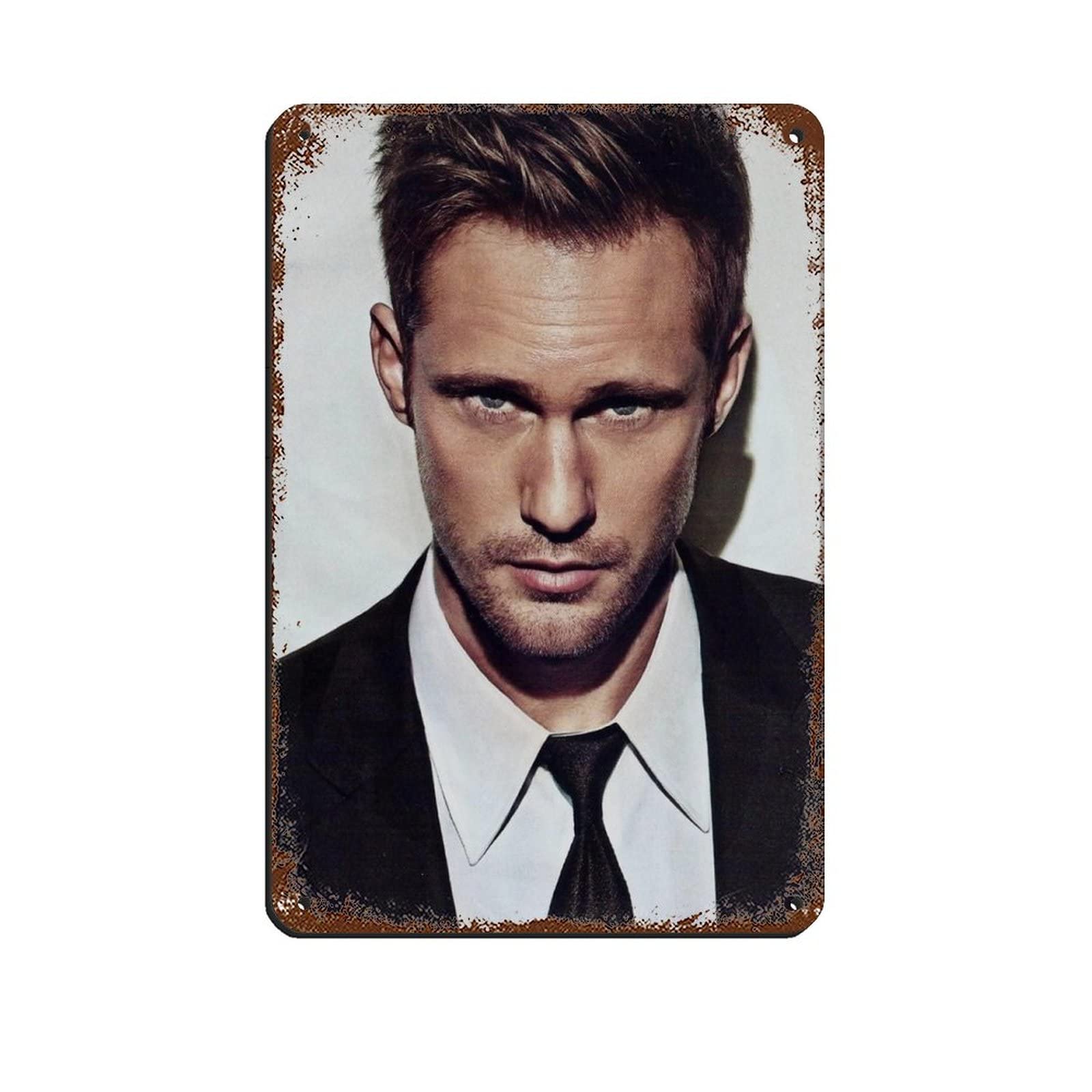 Blechschild Vintage Herbst Birge - Wanddekoration 30x20cm Retro Design