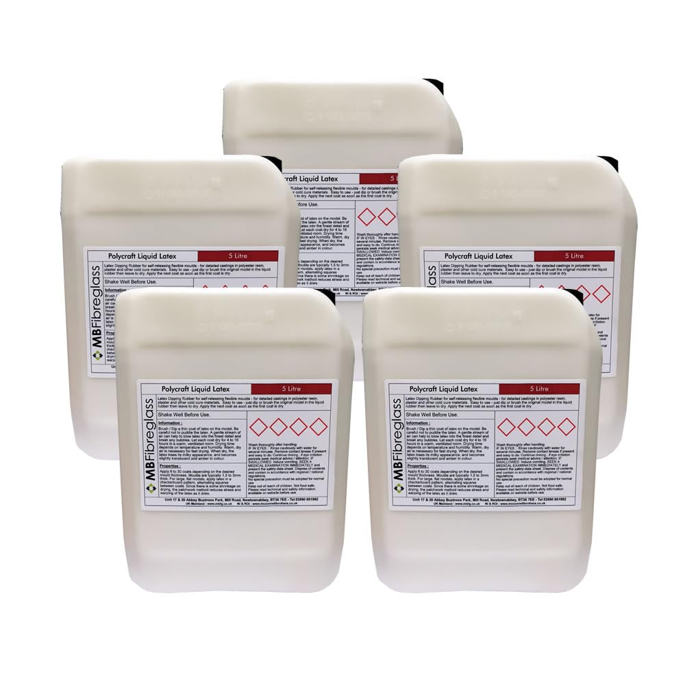 Polycraft ( Mb Fibreglass ) Polycraft Liquid Latex For Mould/Mold Making - 25 Litre