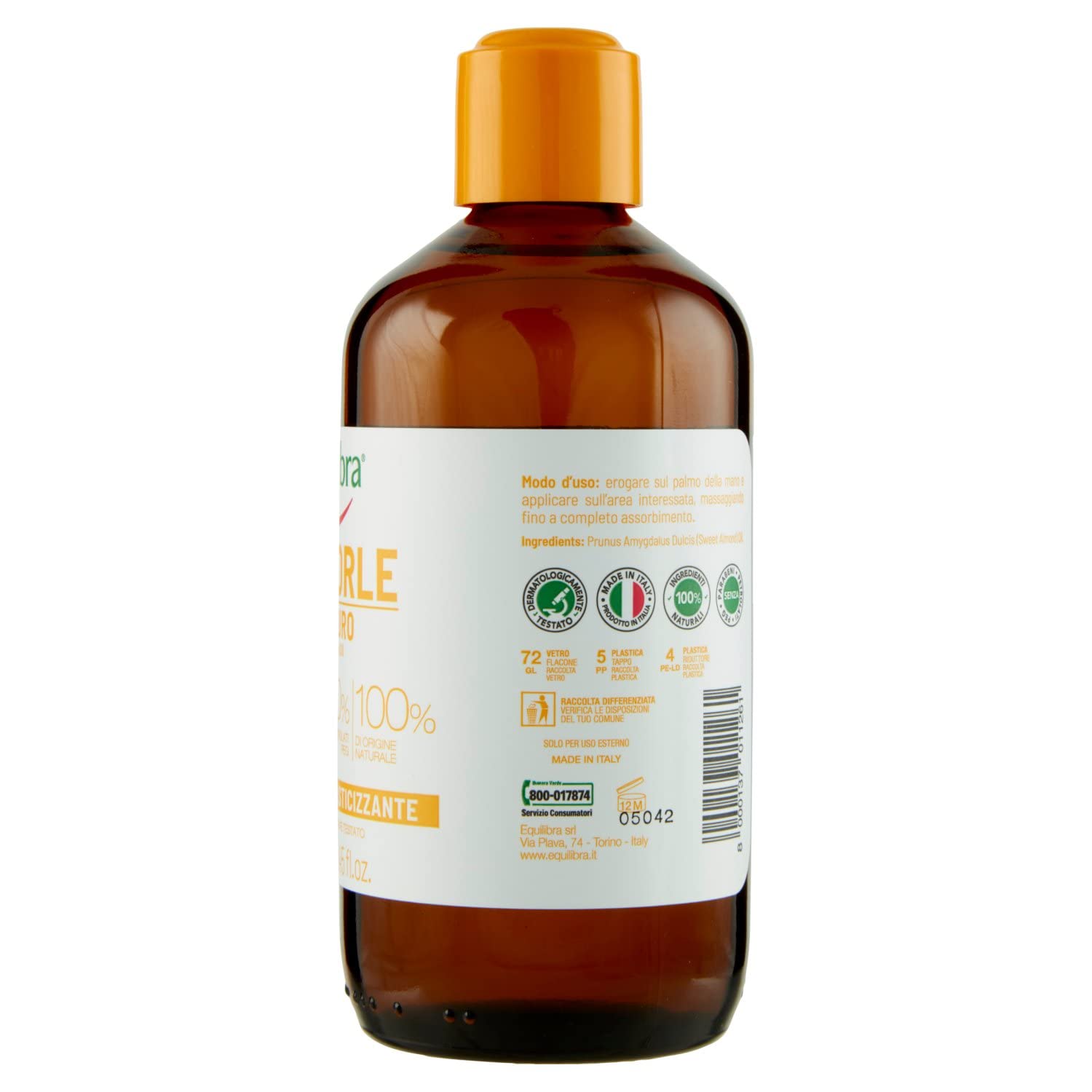 Equilibra Aloe Olio Mandorle 250 Ml