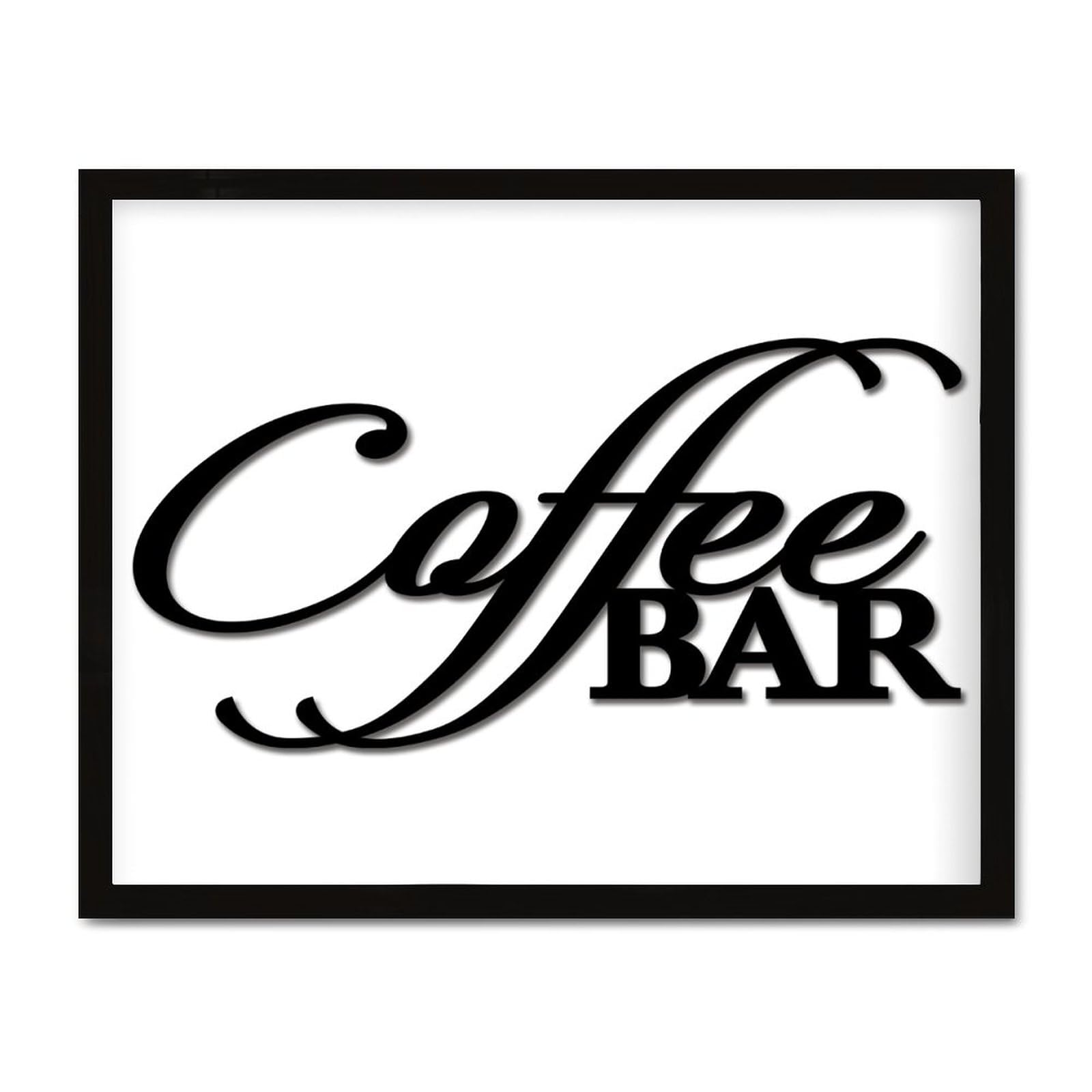 Panneau mural bois café antique 40x50 cm pour relooker votre cuisine