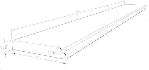 Miniatura 4 de Sillín de umbral de piso de mármol blanco sólido pulido, para acera de ducha, protector contra salpicaduras de tocador de baño, alféizar de ventana,