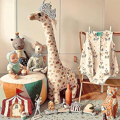 SHANGMAOYO Giraffe Plush Toy Soft Giraffe Doll Toy Giant Large Stuffed Giraffe Sleeping Doll/Birthday Gift/Cute Toys for Kids (67cm) Cover