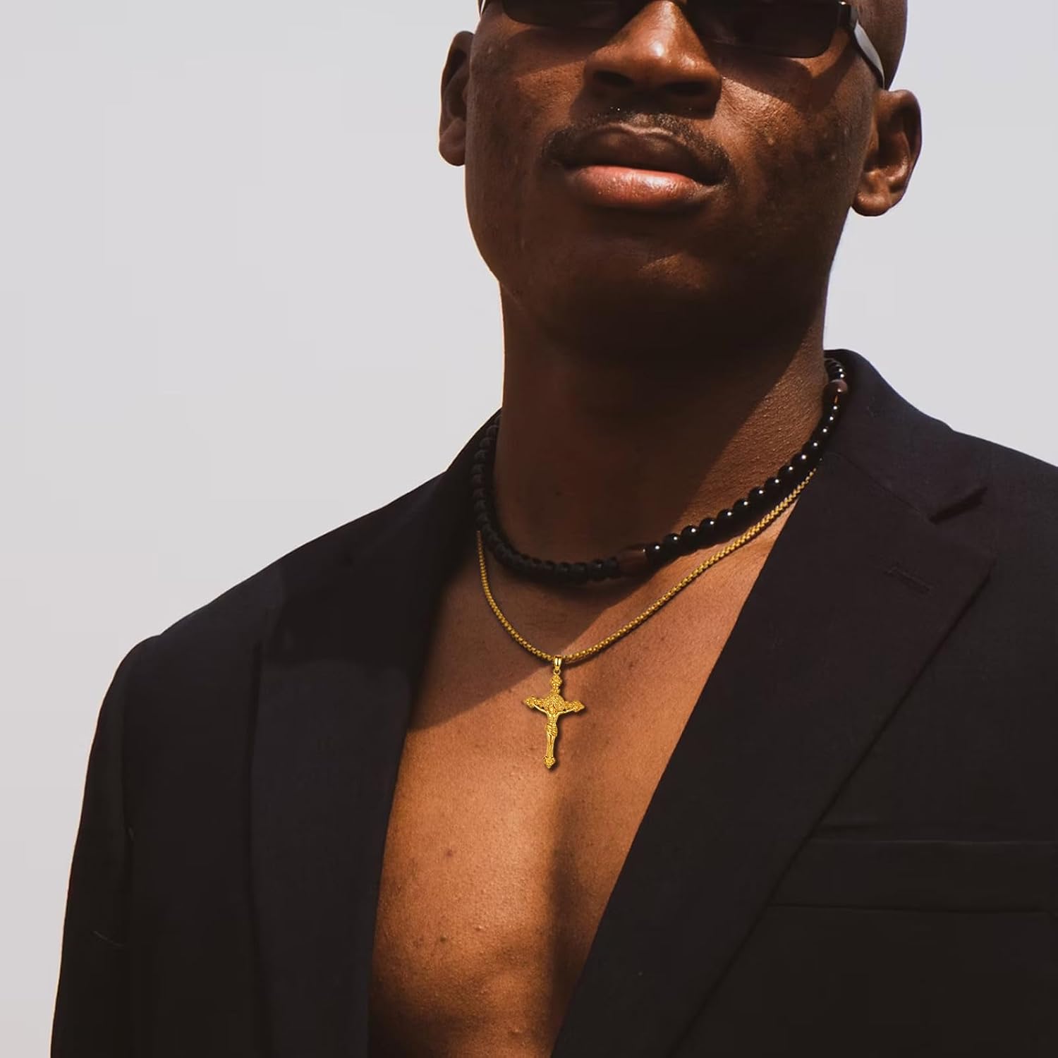 INFUSEU Faith-Inspired Christian Catholic Saint Necklaces Religious Protection Gifts for Women - Image 4