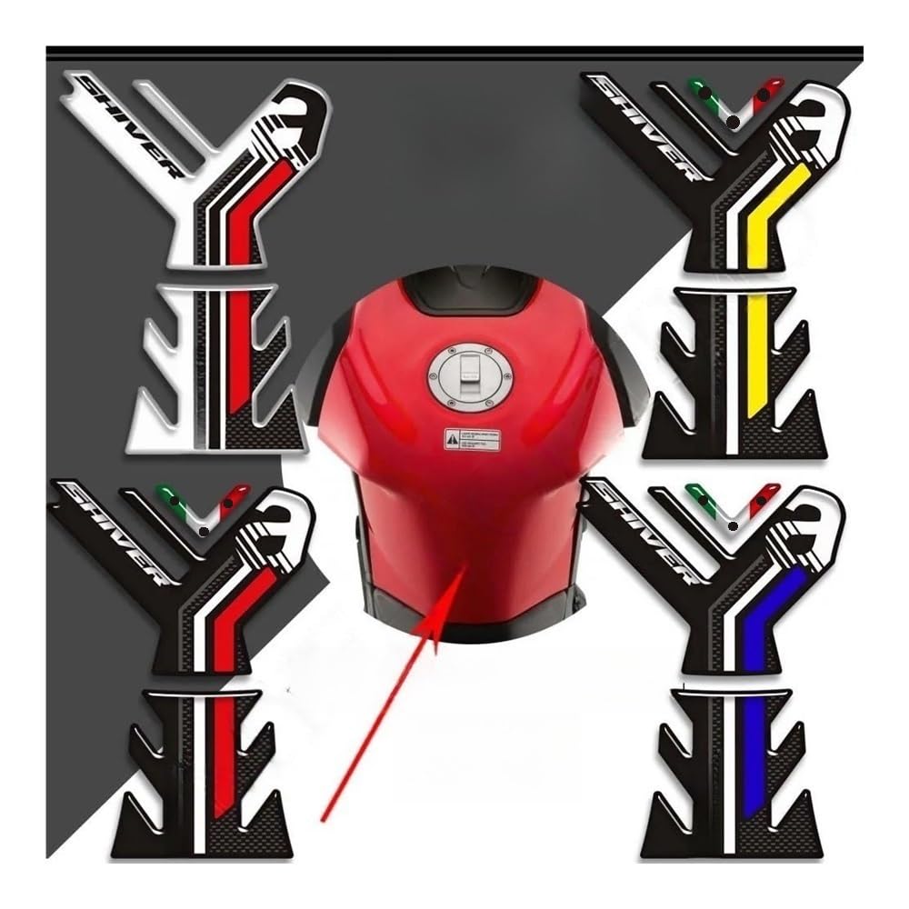 Autocollants Protege Réservoir Autocollants Anti-Rayures pour Moto, pour SL 750 900 Poignées De Réservoir pour Shiver, Kit Protection des Genoux Côté Gaz Et Mazout