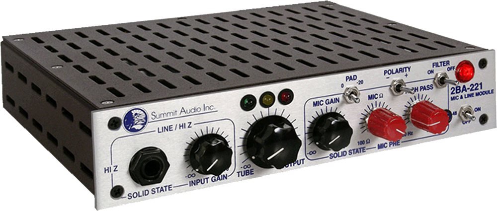 Amazon.com: 2BA-221 Single Channel Tube and Solid State Mic Preamp 