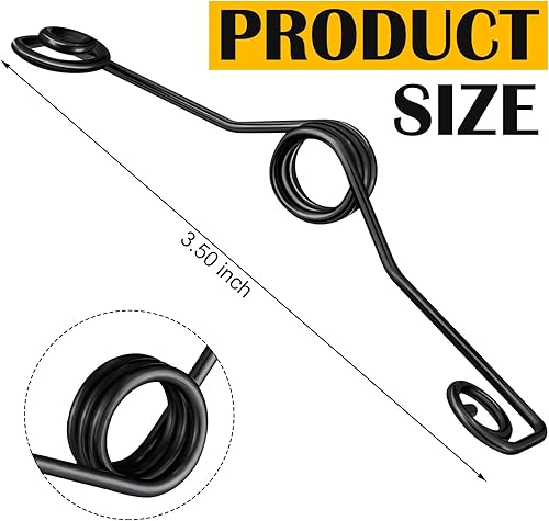 Miniatura 9 de Oudain 5 piezas de pasador de bisagra, tope de puerta con resorte de mariposa para mantener la puerta abierta, tope de bisagra residencial, cuñas