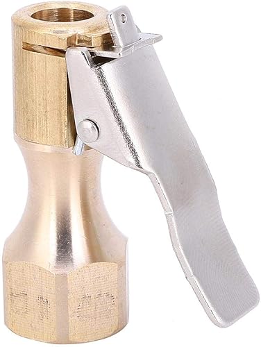 2 mandril de aire recto de bloqueo de 1/4 de pulgada, portabrocas de aire para manguera para compresor de calibre inflador, accesorios (1/4)