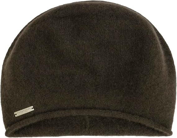 Seeberger Lasuna Cashmere Beret Women Dark Brown One Size