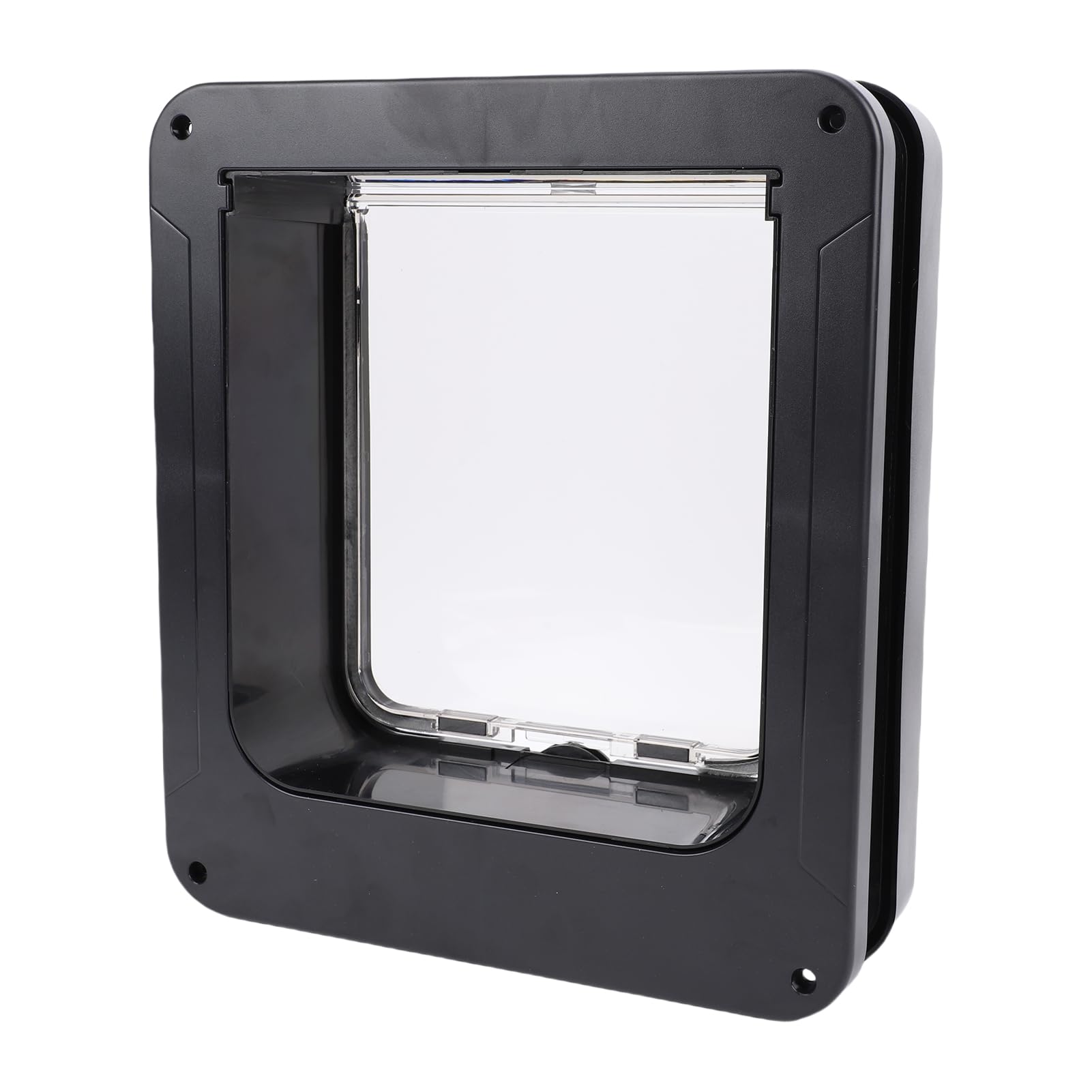 Puerta Inteligente para Gatos con Detección Eléctrica Automática, Puerta para Mascotas Activada por Collar, Solapa para Mascotas con Entrada Bidireccional para Gatitos y Perritos