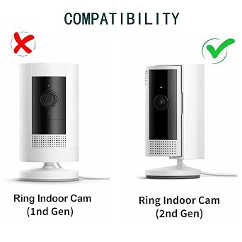 USB-A to Micro USB Power Cable for Ring Indoor Cam (2nd Gen) (White, 20FT)