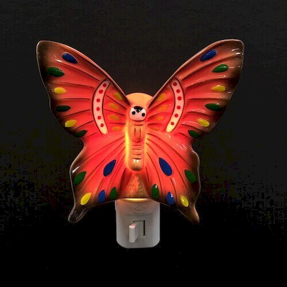 Red Butterfly Shaped Night Light