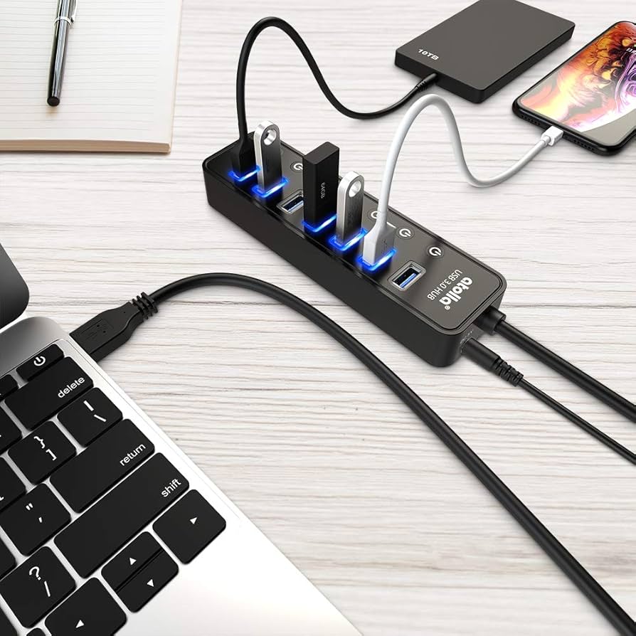 いっぬ　ハブ7個 Amazon.co.jp: USB ハブ atolla USB 3.0 Hub 7ポート増設 + 1