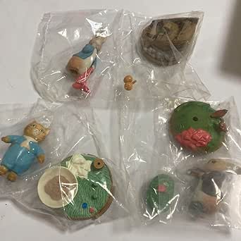 Amazon.co.jp: Set of 3 Peter Rabbit Figures : Home & Kitchen