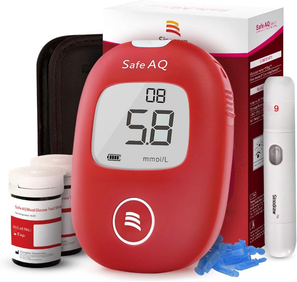 Blood Sugar Tester, Blood Glucose Monitor, Diabetes Testing Kit with