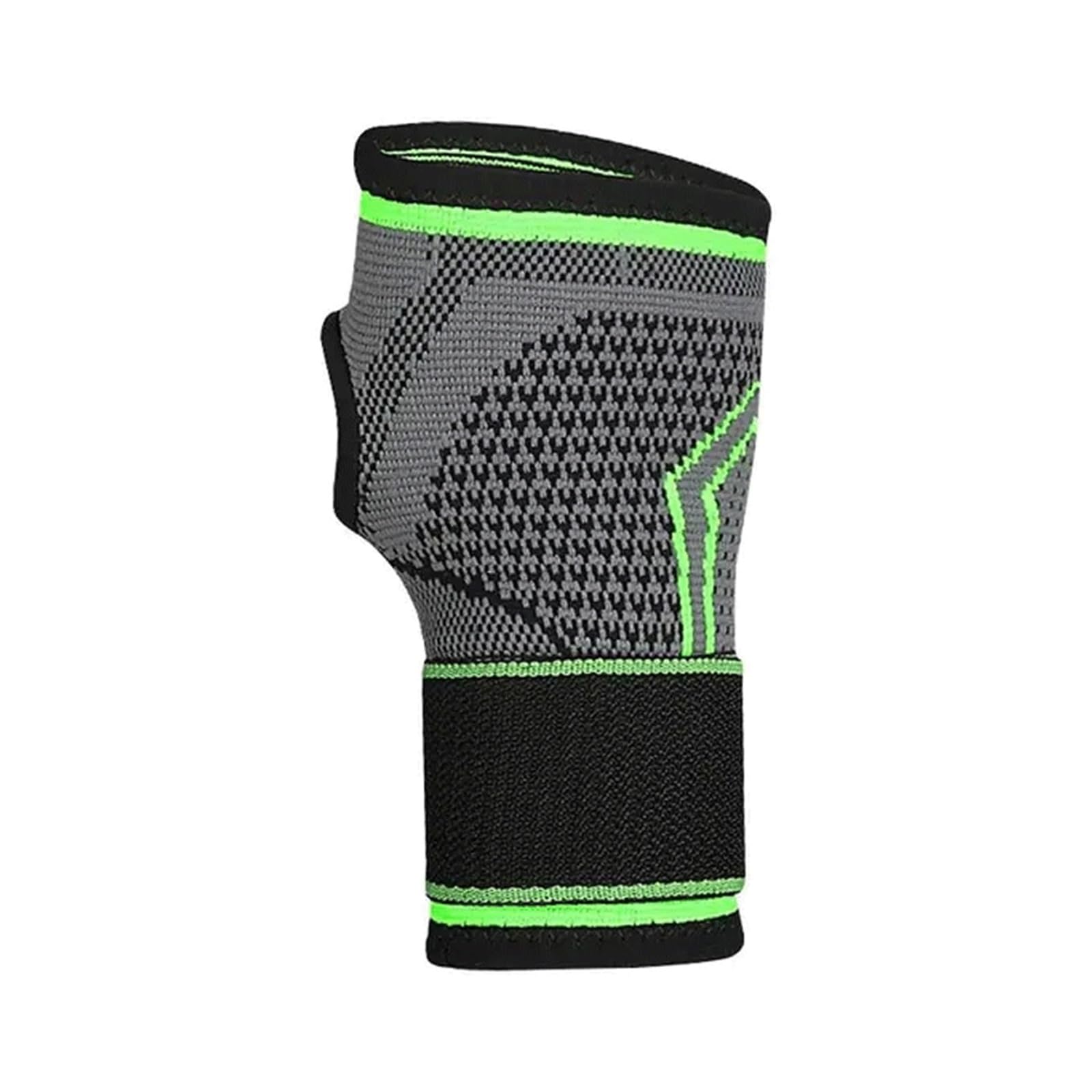 Wrist Support Gym Sports Wristband Palm Guard Protector Adjustable Brace Strap Compression Gloves for Carpal Tunnel L code