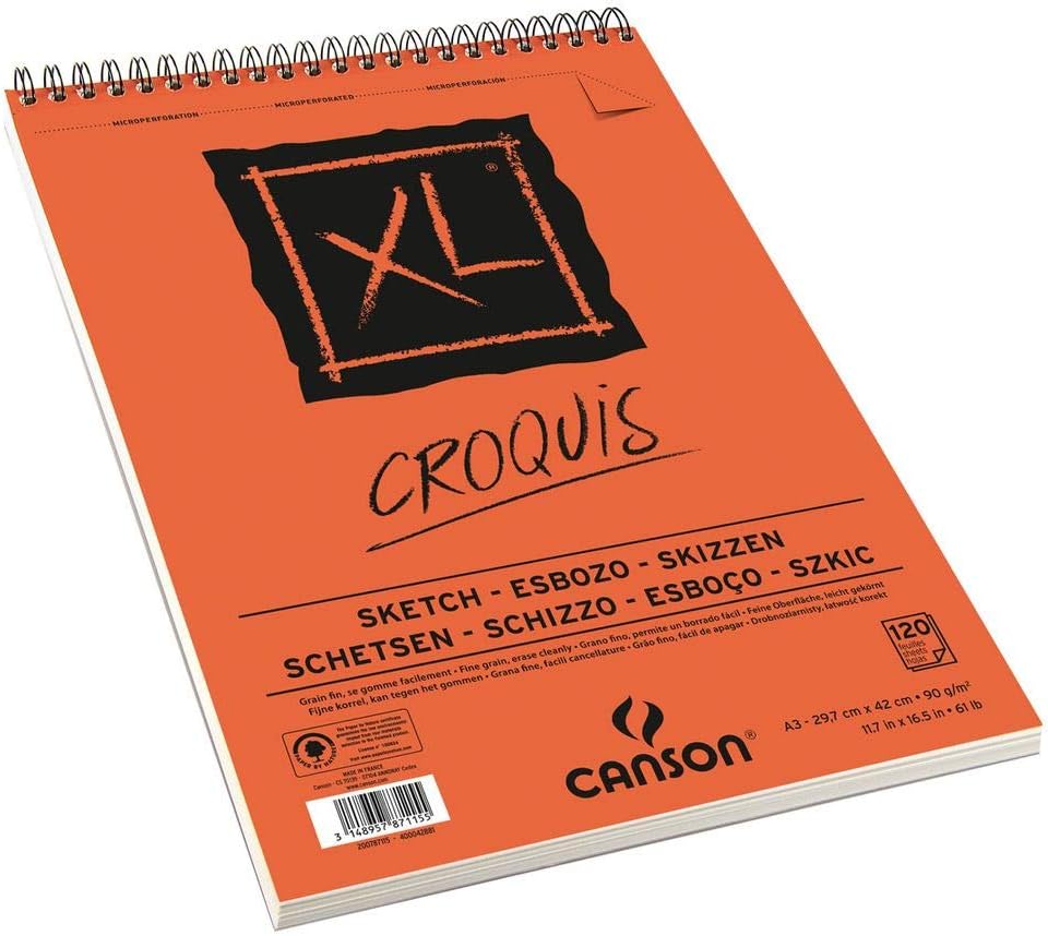 A3 Spiral Sketchbook of 120 Pages