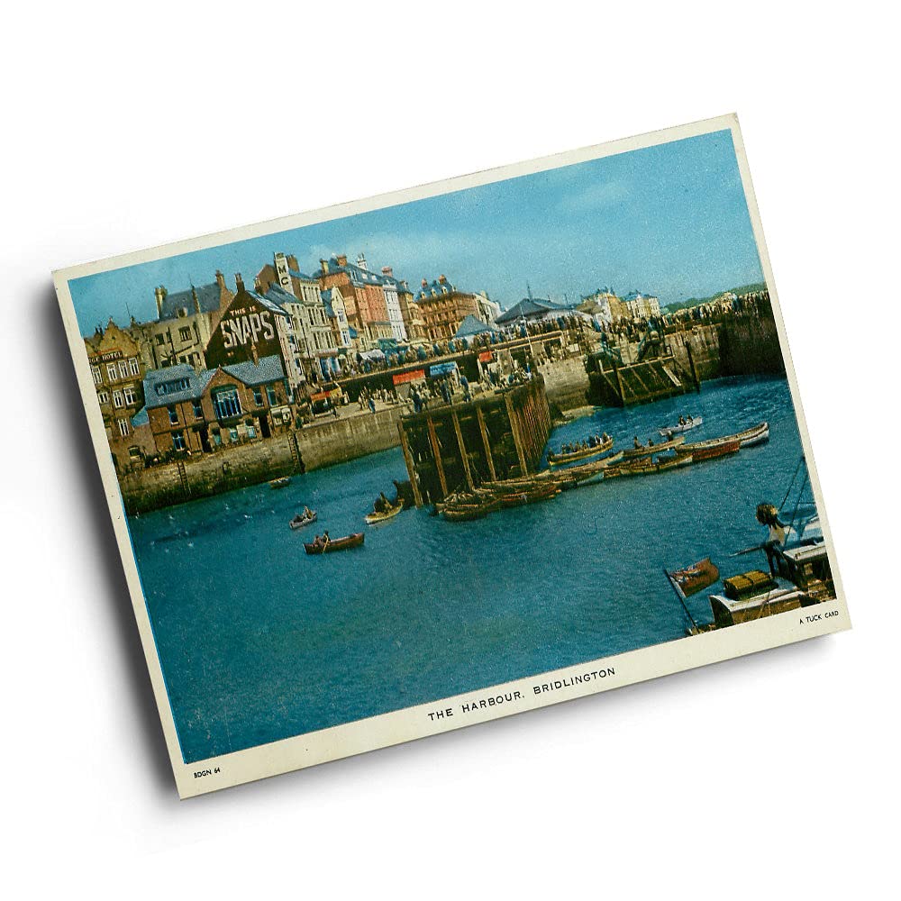 A3 PRINT - Vintage Yorkshire - The Harbour, Bridlington (a)