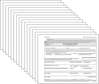 DOT FMCSA Medical Examiner Certificate 15 Pack, 4.25" x 5.25" 2-Ply, Meets 49 CFR 391.43 DOT Medical Card Requirements, J. J. Keller & Associates, Inc.
