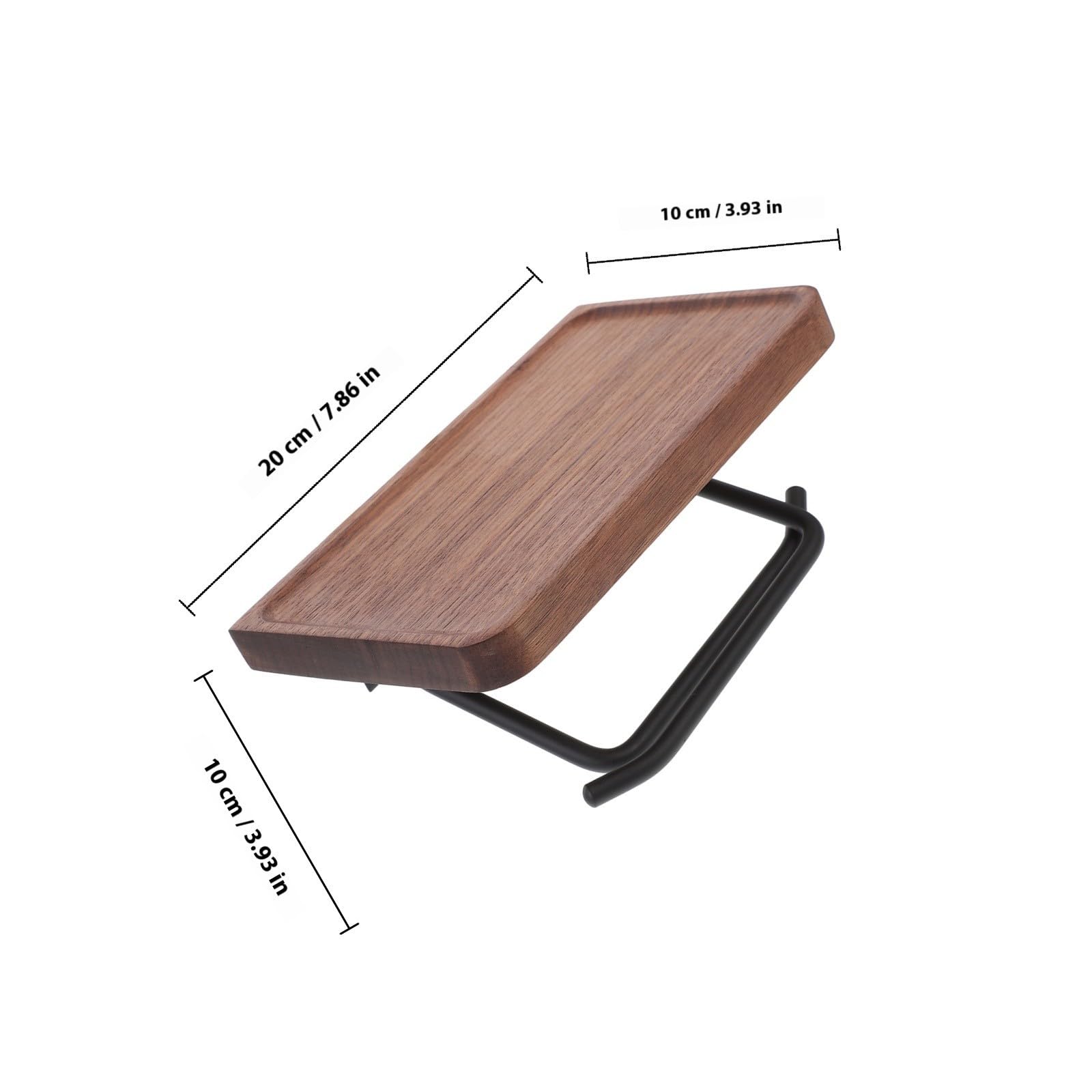 Wandmontierter Toilettenpapierhalter Praktische Ablage Eisen und konkavem Design Großem Fassungsvermögen für Klassische Optik Badezimmer