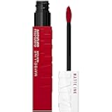 Super Stay Matte Ink Liquid Lipstick Makeup, Long Lasting High Impact Color, Up to 16H Wear, Pioneer, Blue Red, 1 Count, Packaging May Vary