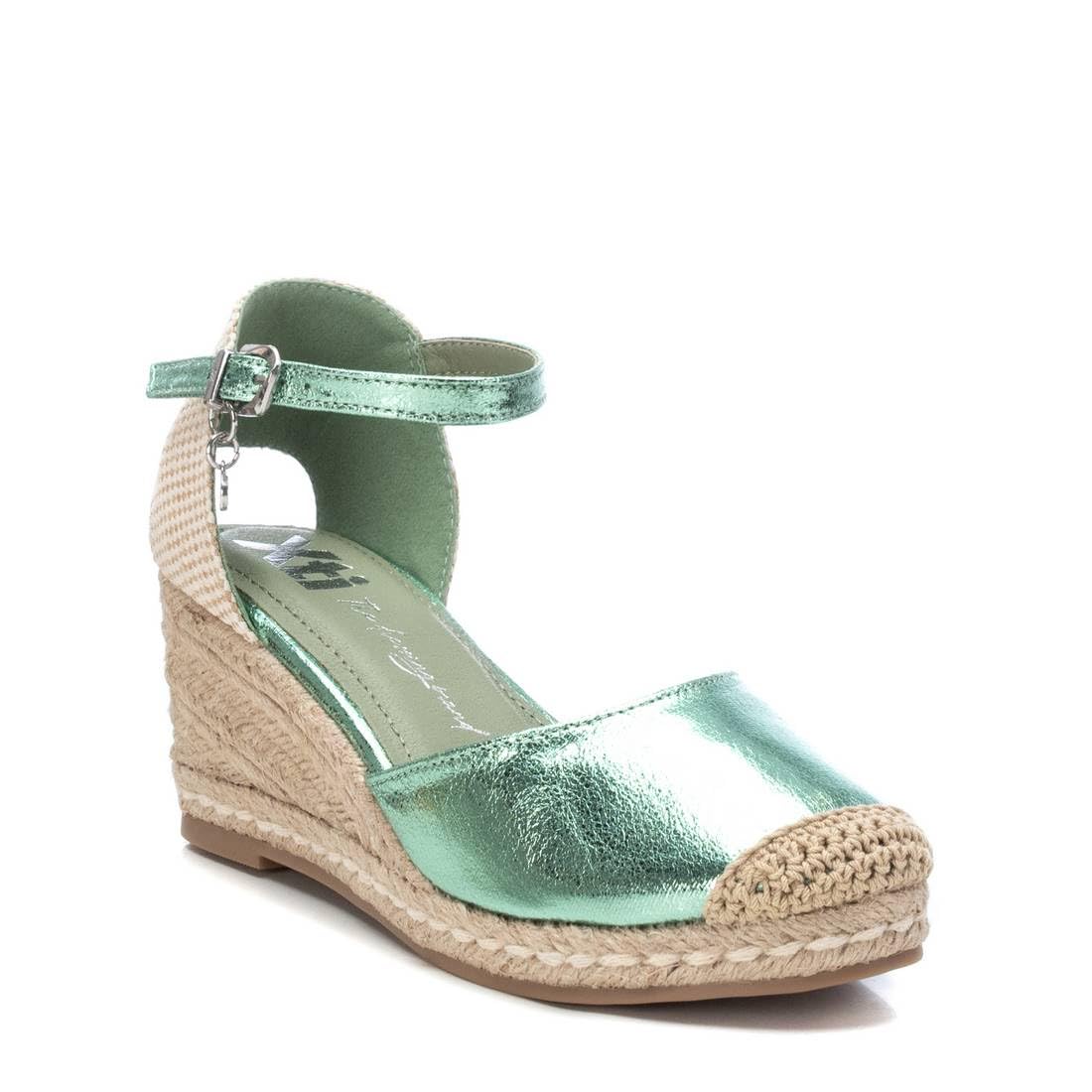 XTI - Sandalias con Cuña Mujer Aqua - Calzado Cómodo y Versátil - Moda casual - Modelo 14233401 (Talla 37)
