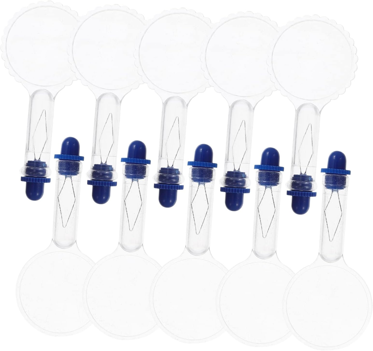 STOBOK 30pcs Magnifying Glass Needle Threader for Sewing Machine Auto Needler Threader for Elderly