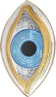 YUGSHNKFC Plato de cerámica resistente con forma de ojo, resistente a los arañazos, accesorio para decoración del hogar
