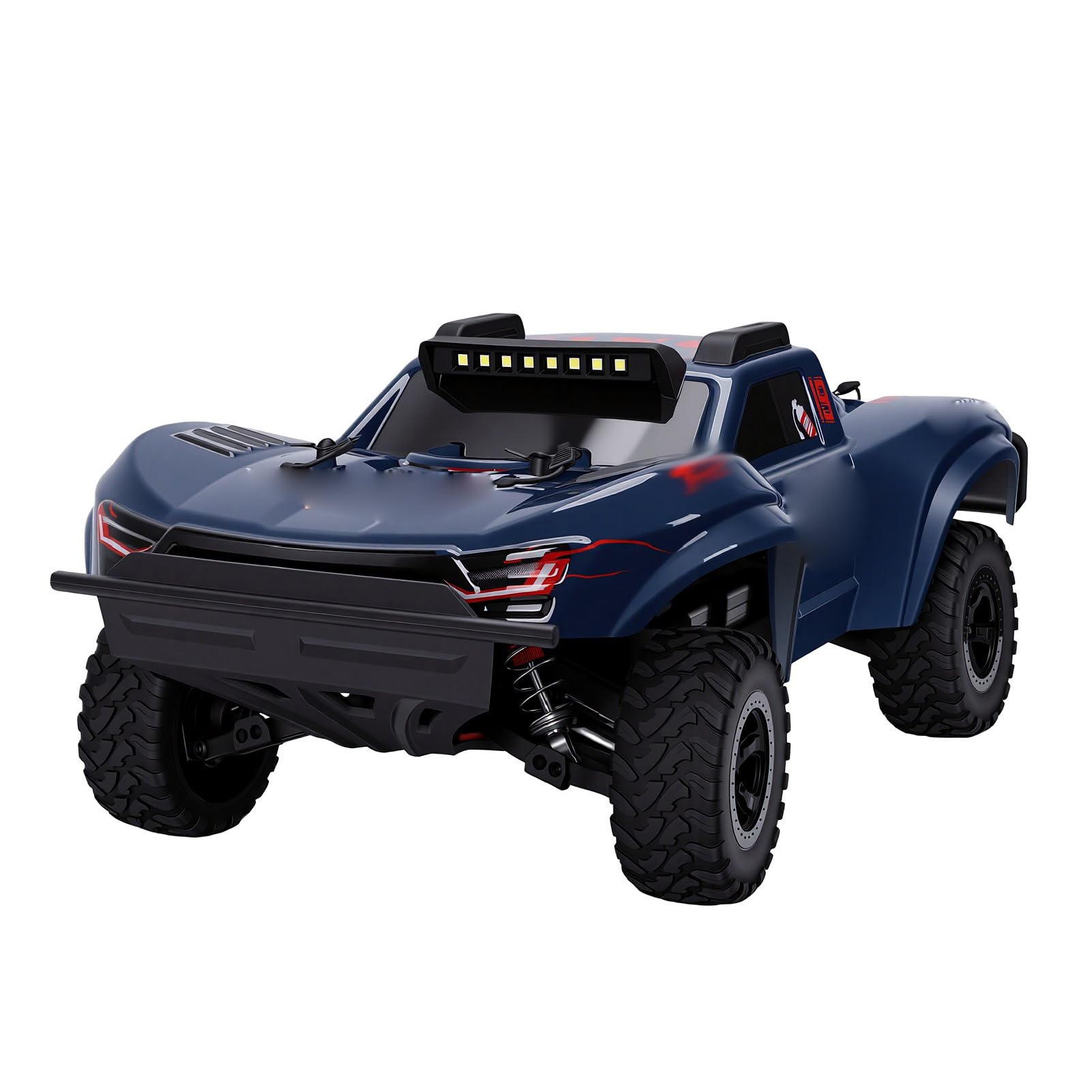 Drfeify Coche Teledirigido 1/10 RC sin Escobillas, Vehículo Todoterreno